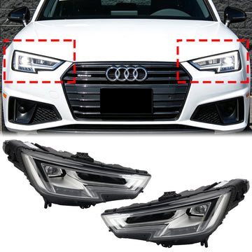 Farol LED Esquerdo+Direito Audi A4 B9 2015-2018 8W0941773B 8W0941774B