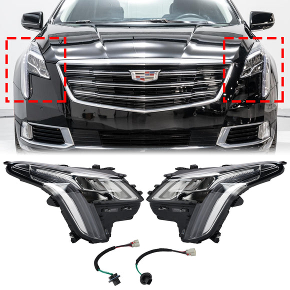 2018–2019 Cadillac XTS Links + Rechts LED-Scheinwerfer 84469439 84469440