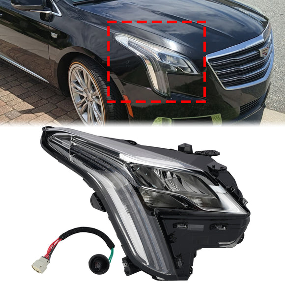 2018–2019 Cadillac XTS Links + Rechts LED-Scheinwerfer 84469439 84469440