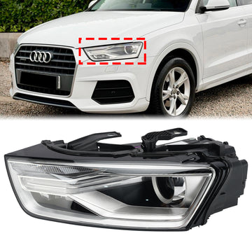 2016-2018 Audi Q3 Left Xenon HID Headlight W/ Bulb and Ballast 8U0941043E Driver Side