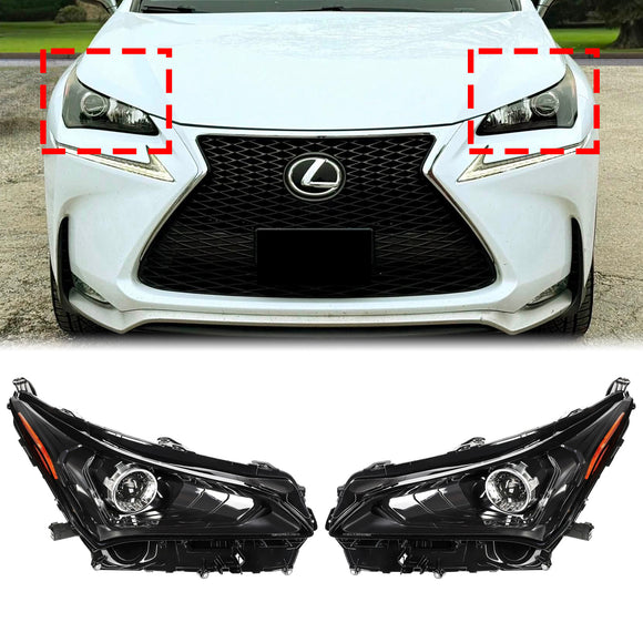 2018-2021 Lexus NX NX200t NX300 NX300h Links + Rechts LED-Scheinwerfer 81070-78190 81140-78190