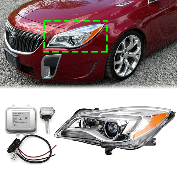 2014-2017 Buick Regal HID Xenon Links + Rechts Koplamp Montage 13426667 13426668