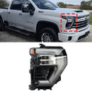 2024-2025 Chevy Silverado 2500 3500 HD conjunto de farol esquerdo + direito 85044248 85044249-11