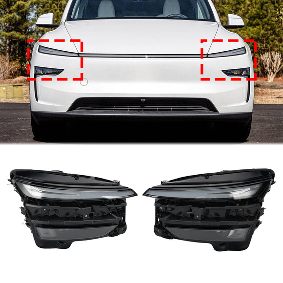 2025-2026 Tesla Modelo Y Conjunto de faro izquierdo+derecho 191834700D 191834800