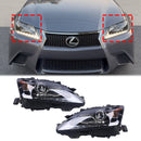2013-2015 Lexus GS350 GS450h Links + Rechts HID LED-koplamp zonder AFS LX2502161 LX2503161-1