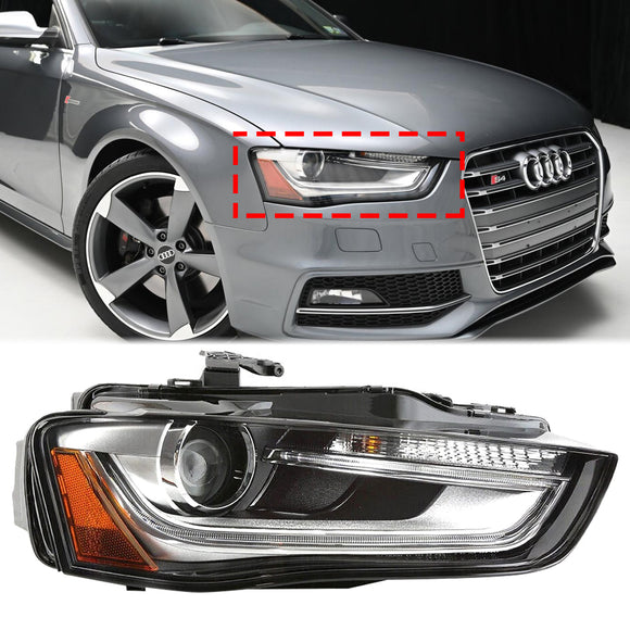 2013-2016 Audi A4 S4 Rechts Xenon/HID-koplamp zonder AFS 8K0941044E AU2503181