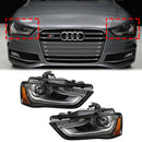 2013-2016 Audi A4 S4 Left+Right Xenon/HID Headlight w/o AFS 8K0941043E 8K0941044E-1