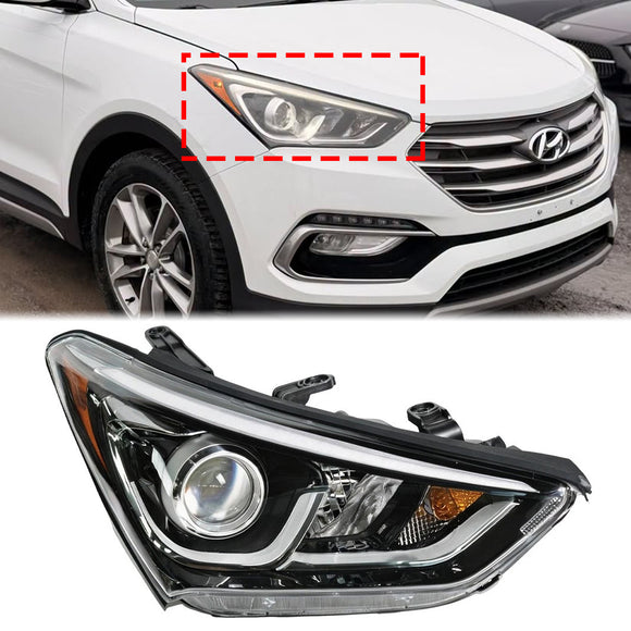 2017–2018 Hyundai Santa Fe Sport rechter Halogenscheinwerfer mit LED-Leiste 92102-4Z500 HY2503205