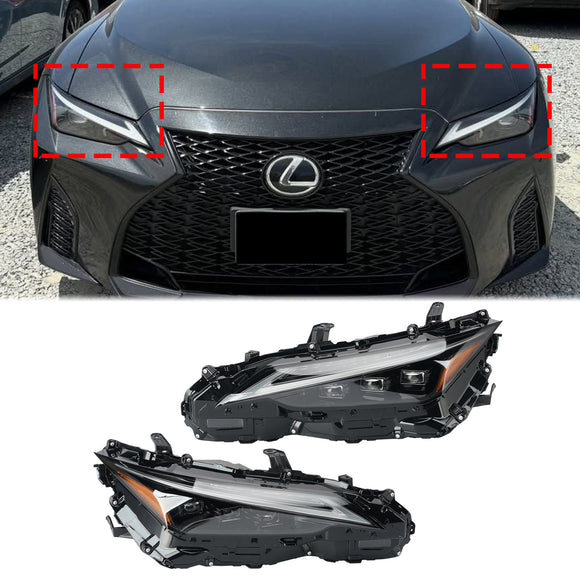 2021-2025 Lexus IS300 IS350 Faro triple izquierdo + derecho 81185-53A40 8114553A40