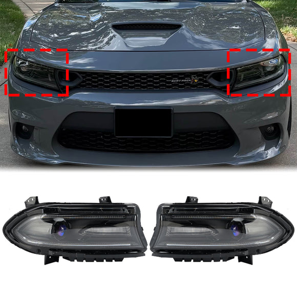 2023–2024 Dodge Charger links + rechts LED + Halogenscheinwerfer 68570305AB 68570304AB