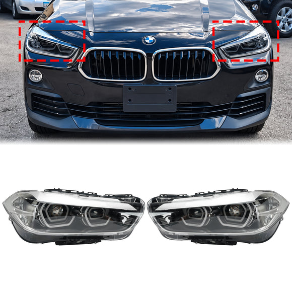 2018-2021 BMW X2 F39 Conjunto de faros LED 63117489233 63117489234