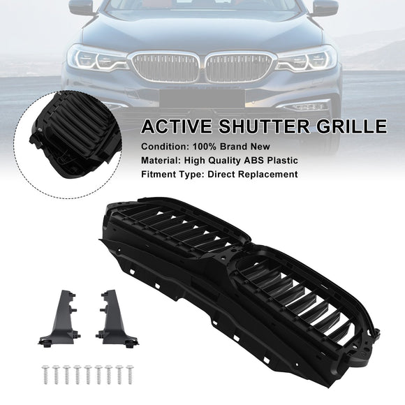 2017-2020 BMW 5-serie G30 G31 Främre Active Shutter Grille 51747497279 51137497281