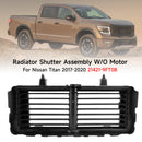 2017-2020 Nissan Titan/Titan XD jäähdyttimen suljinkokoonpano ilman moottoria 21421-9FT0B 214219FT0A-2