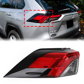 2019-2021 Toyota RAV4 Left Tail Light Rear Outer Lamp 81560-0R090 11-9086-00