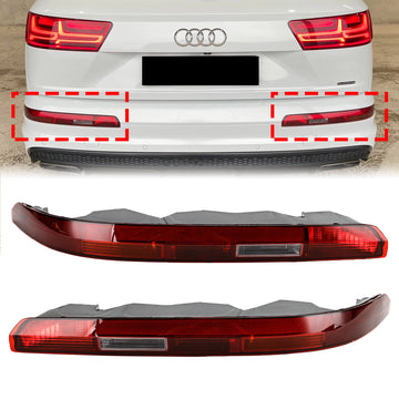 2016-2023 AUDI Q7 Left+Rignt Rear Bumper Tail Lamp Fog Lamp Assembly 4M0945095 4M0945096