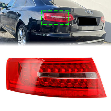 AUDI A6 C6 Sedan 2009-2011 Takatilan vasen ulompi LED-takavalon lamppu 4FD945095B