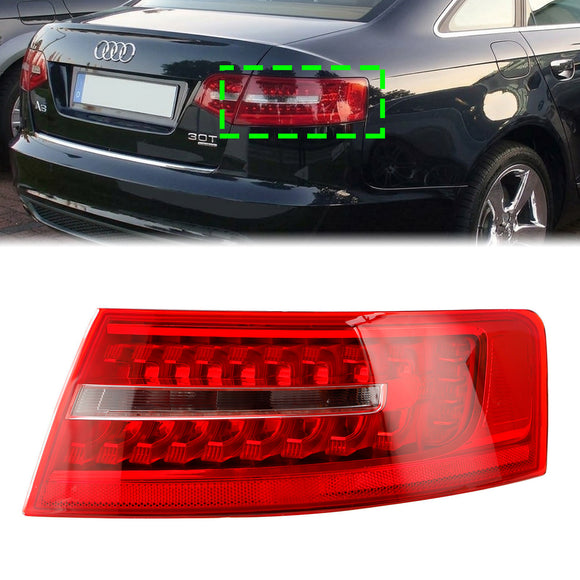 2009–2011 Audi A6 C6 Limousine, 4 Stück Innen- und Außenkoffer-LED-Rücklichtlampe 4FD945093B 4FD945094B