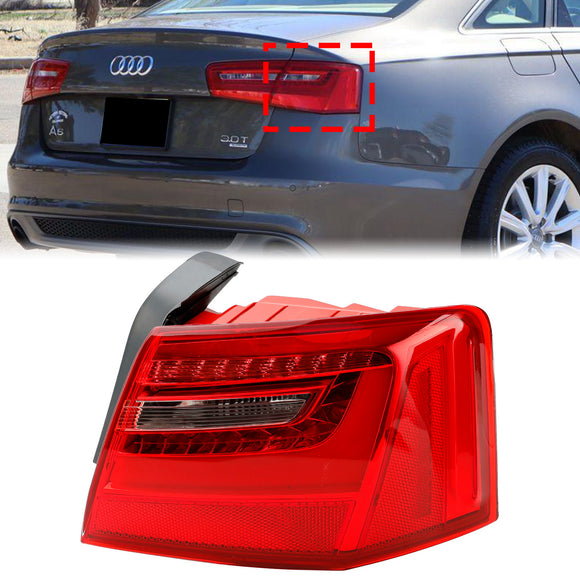 2012-2015 AUDI A6 C7 Sedan/Sedan Auto Oikea ulompi LED-takavalo jarruvalo 4GD945096