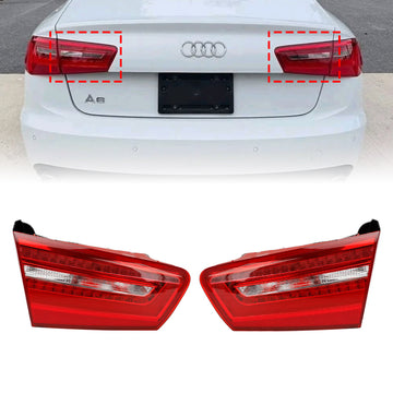2012-2015 AUDI A6 C7 Saloon / Sedan Left+Right Inner Trunk LED Tail Light Lamp 4GD945093 4GD945094