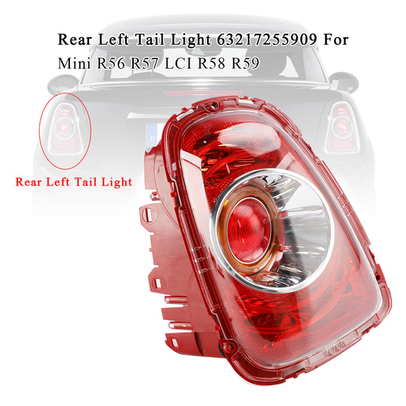Mini R56 LCI / R57 LCI / R58 / R59 2010-2015 Rear Left + Right Tail Light 63217255909 63217255910