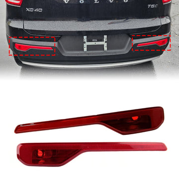Volvo XC40 2018-2023 Left+Right Side Rear Bumper Reflector Light 31656865 31656866