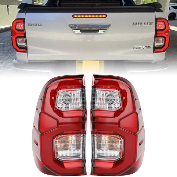2015-2021 Toyota Hilux Revo J / E / G / V / Rocco Rear Pair Right & Left LED Tail Light Lamp