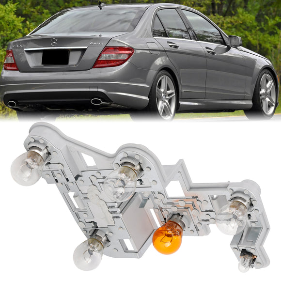 Mercedes-Benz 2007–2010 W204 C-Klasse Rücklicht-Lampenfassung rechts mit Glühbirnen A2048201600 2048201600