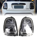 2014-2024 Mini Cooper / Cooper S / Cooper SD F55 F56 F57 Left + Right Smoked Union Jack LED Tail Lights Lamp-2