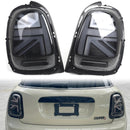 2014-2024 Mini Cooper / Cooper S / Cooper SD F55 F56 F57 Left + Right Smoked Union Jack LED Tail Lights Lamp-1