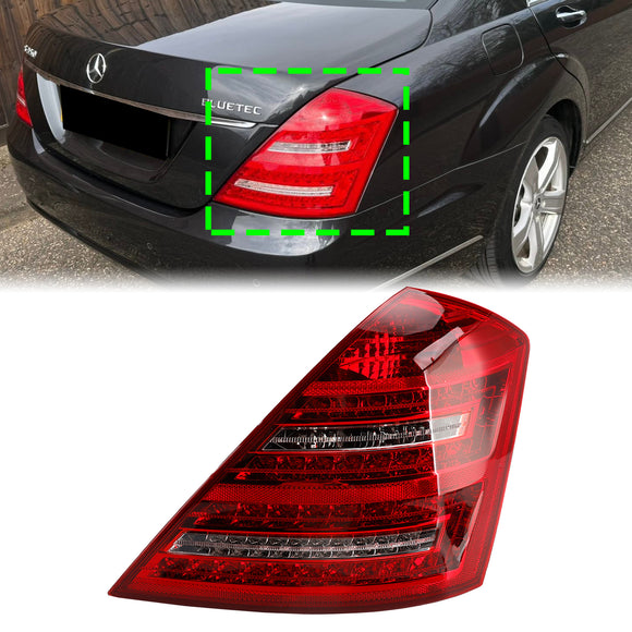 Mercedes Benz W221 S-Class 2007-2013 Right LED Tail Light Lamp 2218201464 2218200466