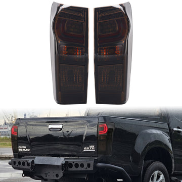 2012-2019 Isuzu D-Max RC Pair LED Tail Light Rear Back Lamp Left & Right Smoke Lens - 0