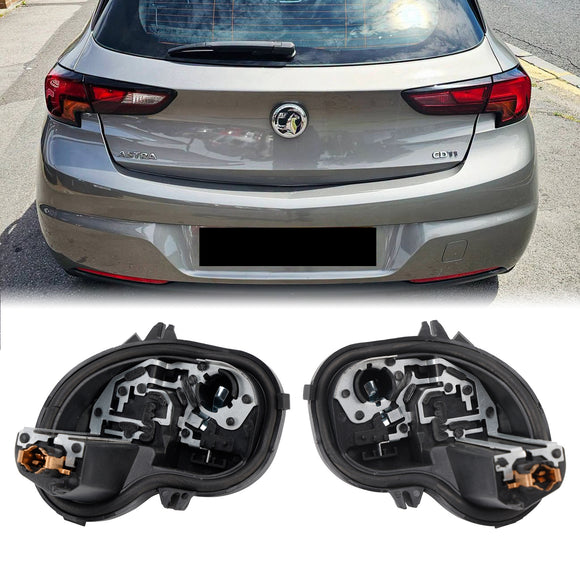 2016-2023 VAUXHALL ASTRA K 5 portes hayon gauche + droit support d'ampoule de feu arrière 39001577 39001578