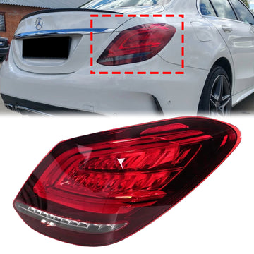 Mercedes Benz Classe C W205 Fanale posteriore destro a LED, luce freno, 2019-2021 2059067203 2059067103