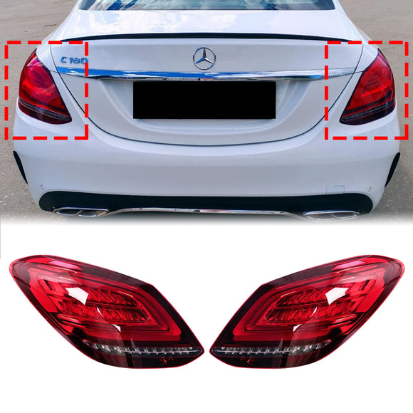 Mercedes-Benz C-Klasse W205 2019–2021 Linke + Rechte LED-Rückleuchte/Bremsleuchte 2059067103 2059067203