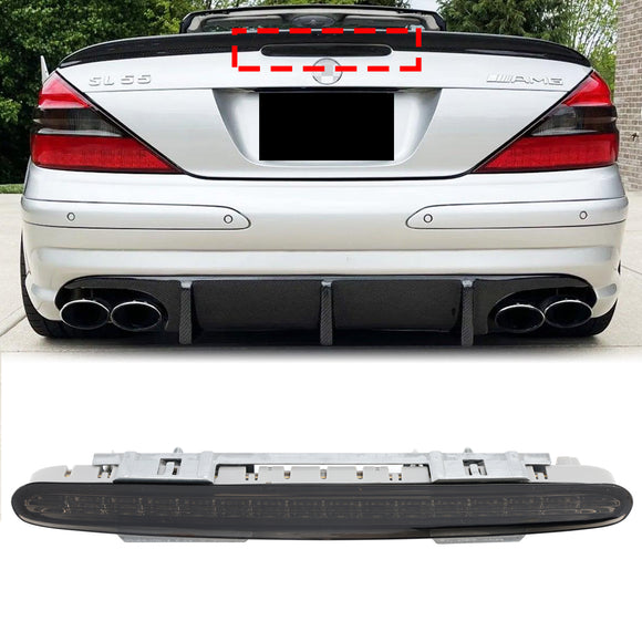 2002-2012 Mercedes Benz SL-Class R230 Rear Third Brake Light Lamp Gray Housing A2308200056 A2308200956