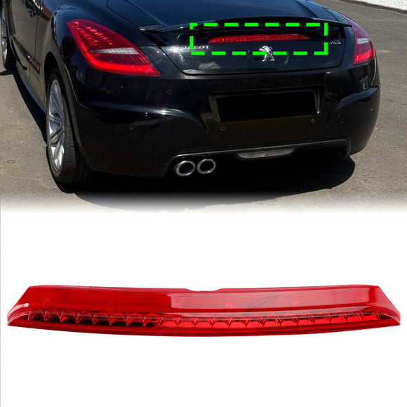 Peugeot RCZ 2010–2015 drittes Bremslicht hinten, rotes Gehäuse, 40700780 6350KE