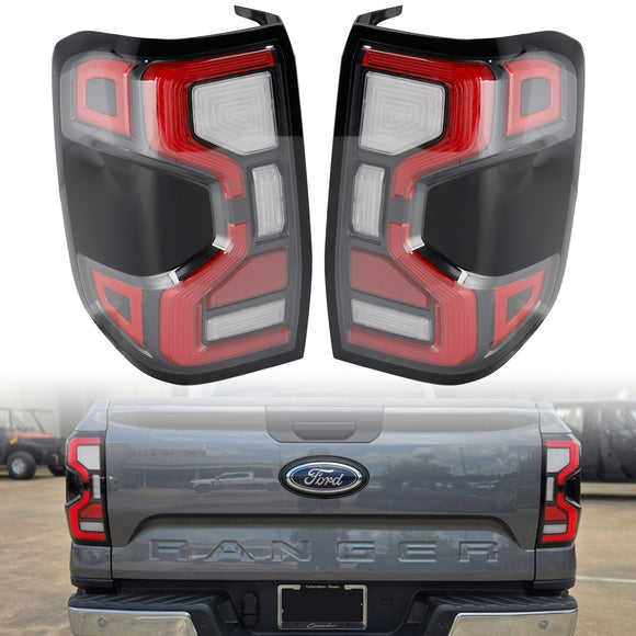 Conjunto de luz traseira traseira esquerda + direita LED para Ford Ranger T9 XL/XLS/XLT 2023-2026