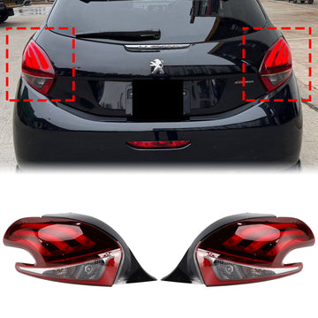 2015-2019 Peugeot 208 Facelift-modellen LED achterlicht links + rechts achterlichtlamp 9825601280 9810343080