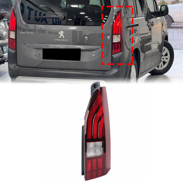Rechtsachter achterlicht achterlicht halogeen voor Peugeot Partner Rifter 2018-2023