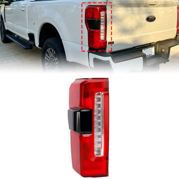 2023–2026 Ford F250 F350 F450 Super Duty Linkes LED-Rücklicht mit totem Winkel PC3Z-13405-F PC3Z-13405-B