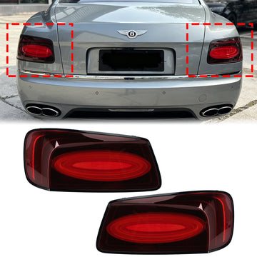 Links + rechts achterlicht voor Bentley Flying Spur 4.0L 6.0L 2013-2019 Zwart