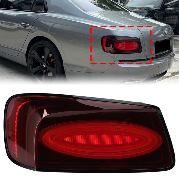 Links + rechts achterlicht voor Bentley Flying Spur 4.0L 6.0L 2013-2019 Zwart