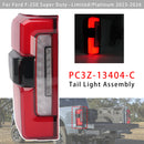 2023–2026 Ford F250 F350 F450 Platinum/Limited Linkes LED-Rücklicht mit totem Winkel PC3Z-13405-C PC3B-13B505-C-3