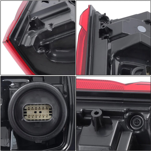 2023-2026 Ford F250 F350 F450 Super Duty Platinum/Limited Coppia sinistra + destra Fanale posteriore a LED con punto cieco PC3Z-13404-C PC3Z-13405-C