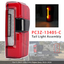 Ford F250 F350 F450 Super Duty Platinum / Limited 2023-2026 Right LED Tail Light PC3B-13B504-C PC3Z-13404-C With Blind Spot-3