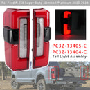 2023-2026 Ford F250 F350 F450 Super Duty Platinum/Limited Coppia sinistra + destra Fanale posteriore a LED con punto cieco PC3Z-13404-C PC3Z-13405-C-5