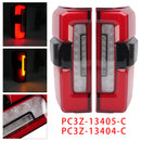 2023-2026 Ford F250 F350 F450 Super Duty Platinum/Limited Coppia sinistra + destra Fanale posteriore a LED con punto cieco PC3Z-13404-C PC3Z-13405-C-14