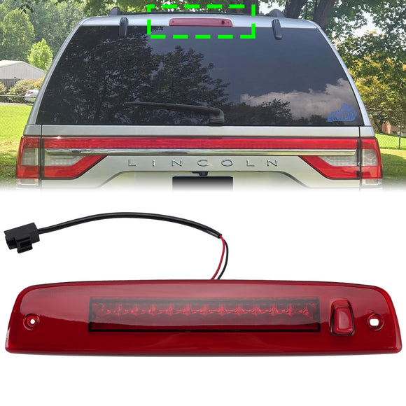 Lampada stop terza luce freno a montaggio alto per Ford Expedition Navigator 03-2016 Rossa