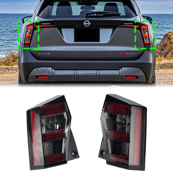 2025-2026 Nissan retrocede a luz exterior 26555-7LF0A 26550-7LF0A da cauda