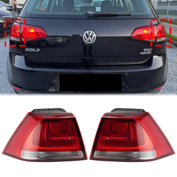 2012-2017 VW Golf VII MK7 1.6 TDI Achterbuiten links + rechts achterlicht 5G0945095M 5G0945096M